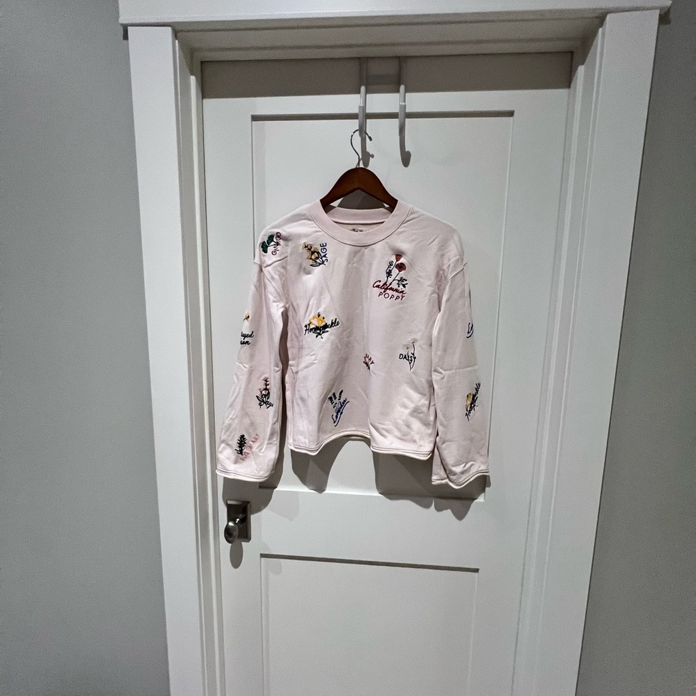 Madewell embroidered sweatshirt - Picture 2 of 3
